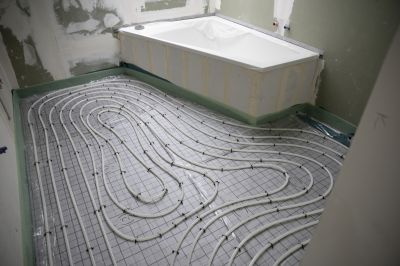 Tile Heating Installation